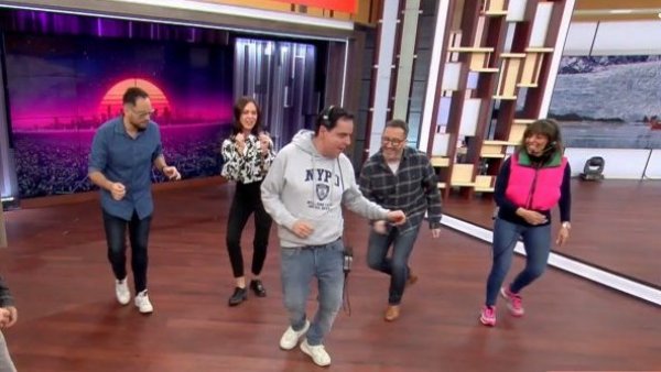¡Es viernes de baile en el "Buenos Días a Todos"!
