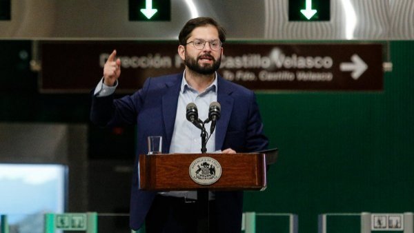 <p>Gabriel Boric. Extensión Línea 3</p>Boric inaugura extensión de Línea 3: "La llegada del Metro constituye un acto de justicia territorial"

