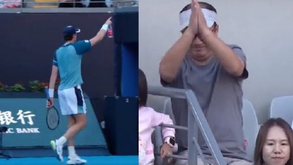 El tierno gesto de Nicolás Jarry en pleno partido que generó aplausos en Beijing
