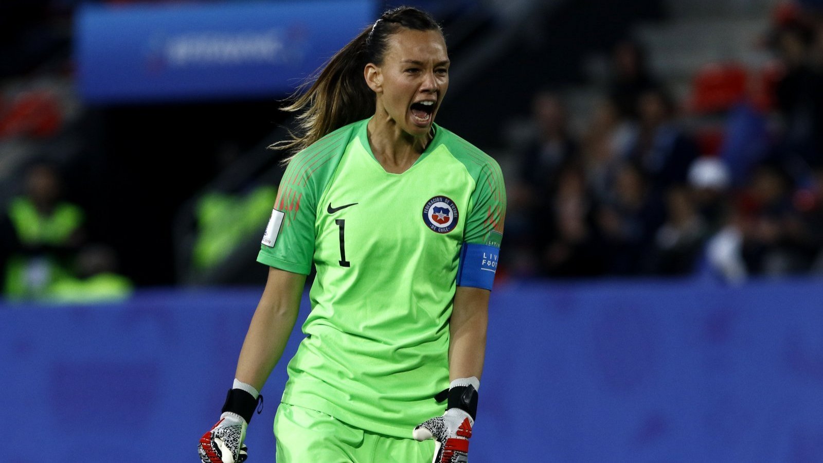 Christiane Endler, arquera y capitana de la Selección Femenina de Fútbol