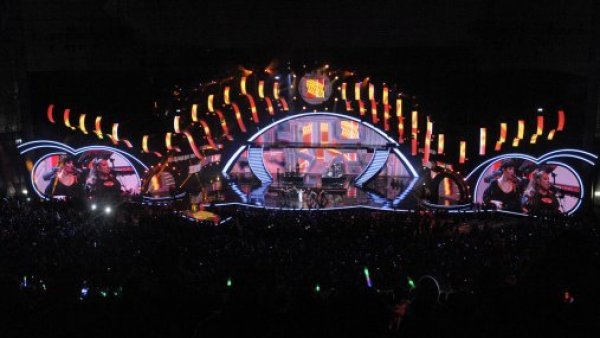 <p>Escenario del Festival de Viña del Mar </p>