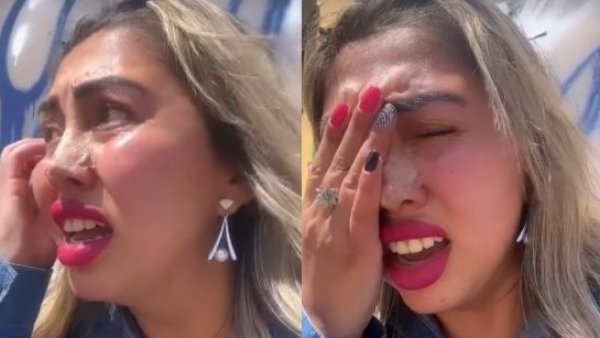 "Estoy tiritando y casi me atropellaron": Naya Fácil sufrió robo de su celular en Estación Central