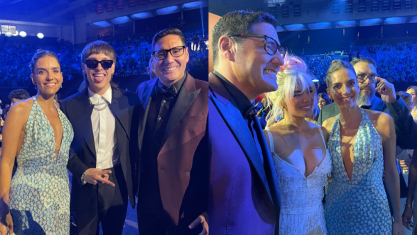 María Luisa Godoy y Francisco Saavedra se lucen en la alfombra de los Billboard Latin Music