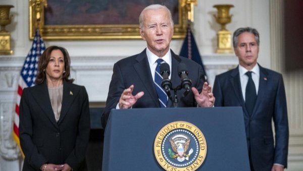 Biden confirma a estadounidenses entre los secuestrados por Hamás: "Estamos junto a Israel"