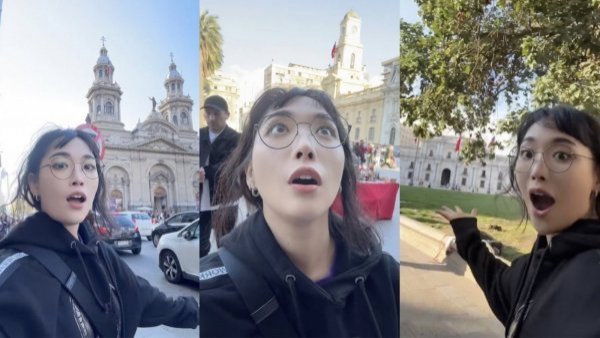 Influencer coreana impactada tras recorrer Chile: "Pensé que era Corea o EE.UU."
