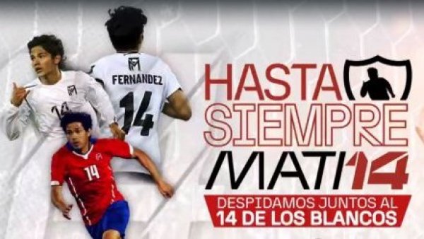 TVN transmite en exclusiva la despedida de Matías Fernández
