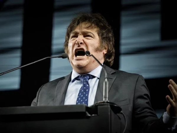 Javier Milei en discurso