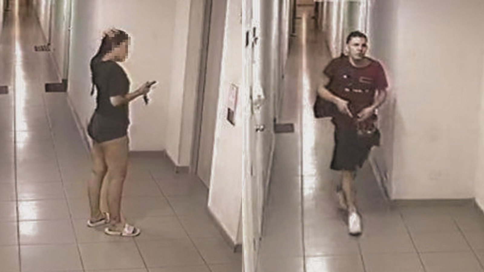 Femicidio de joven colombiana: cámaras del edificio registraron paso de la víctima y su pareja previo al hecho
