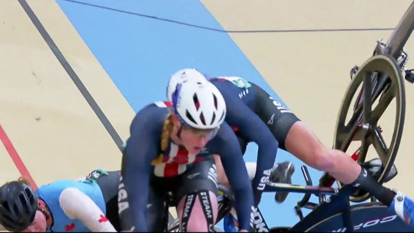 Las estrepitosas caídas que impactaron en prueba de ciclismo en Santiago 2023