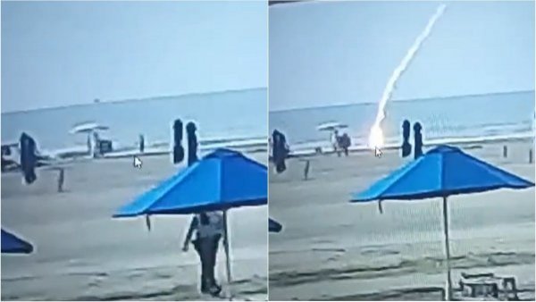Impactante video: mujer muere tras ser alcanzada por rayo en Colombia
