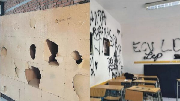 Por destrozos a la infraestructura: Colegio de Chillán cancela licenciatura de cuartos medios
