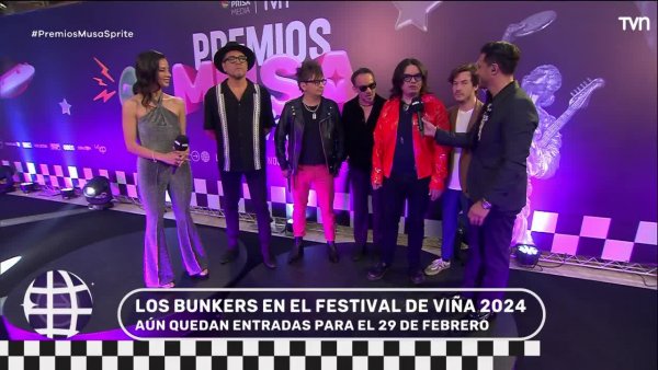 Los Bunkers en la Alfombra MUSA 2023: "Se vienen cosas muy importantes"
