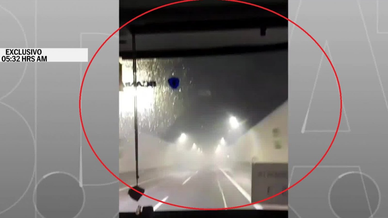 Exclusivo BDAT: Video clave sobre el fatal accidente en el túnel Zapata
