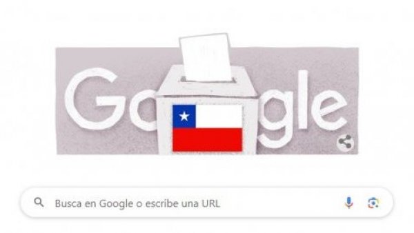 Google celebra el Plebiscito de Chile 2023 con un simpático doodle