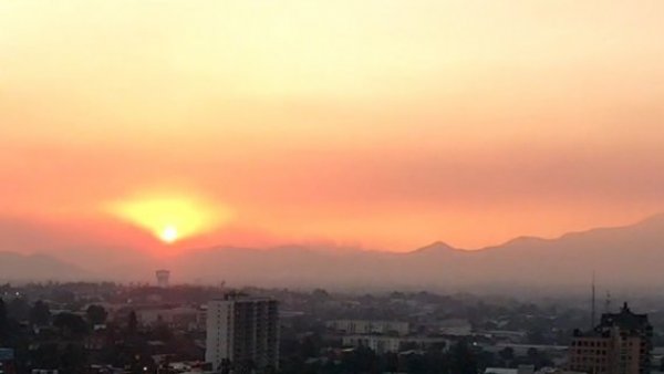 ¿Qué problemas podría generar?: La zona central amaneció cubierta de humo
