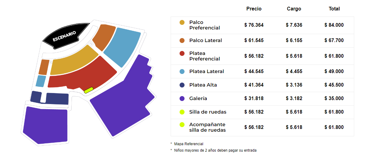 Precios de entradas para el Festival de Olmué 2024