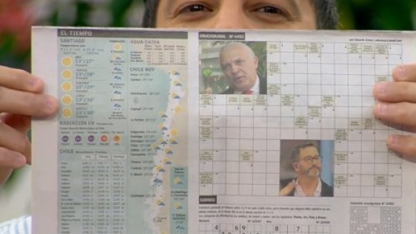 ¿Tú conoces la fama máxima?: Eduardo Fuentes salió en el puzzle del diario

