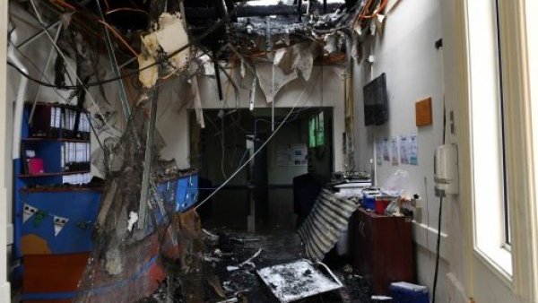 Pabellones del Calvo Mackenna volverán a funcionar en 9 meses tras incendio
