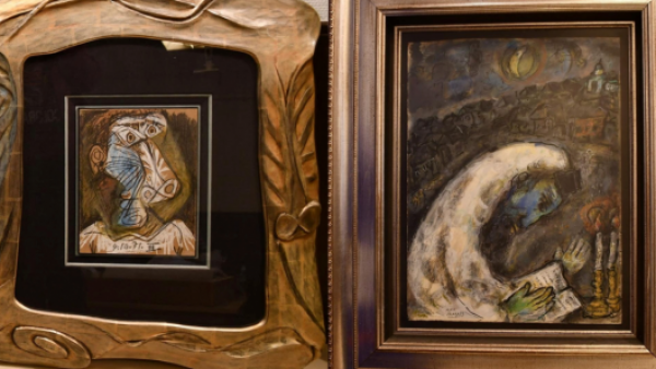Cuadros de Picasso y Chagall aparecen en un sótano: fueron robados hace 14 años
