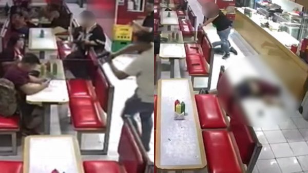 Impactante registro de balacera que dejó a dos carabineros heridos en Estación Central