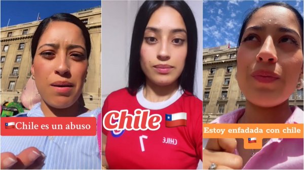 "Si falto al trabajo, me lo descuentan": Tiktoker colombiana se hace viral por criticar a Chile