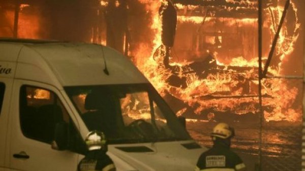 Senapred llamó a evacuar dos sectores de Villa Alemana por avance del fuego