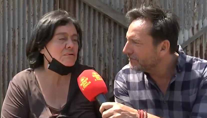 "Perdimos todo, pero vamos a salir adelante": Angélica salvó a su esposo ciego en medio de incendio
