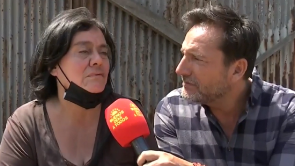 "Tenemos vida, vamos a salir adelante": Angélica le salvó la vida a su esposo ciego en medio de incendio
