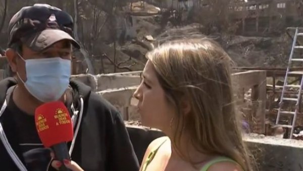 Hermano del profesor Nibaldo Villegas perdió su casa y perrito durante incendios en región de Valparaíso