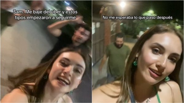 Tiktoker grabó "intento de secuestro" y registro se hizo viral por inesperado final