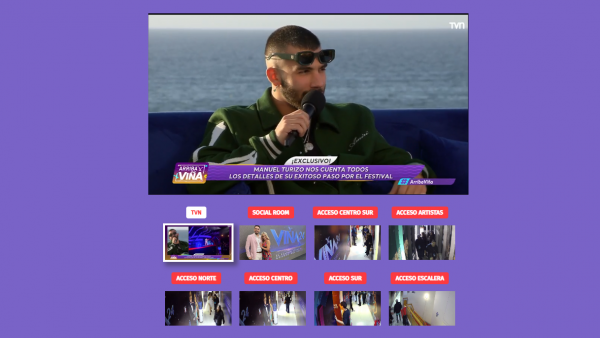 Vive el Festival de Viña 2024 con una experiencia multicámara