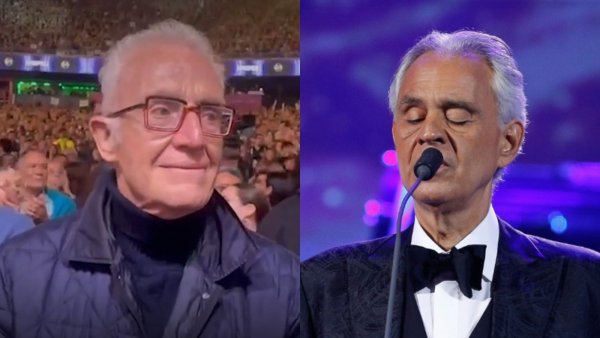 La emoción de Pedro Carcuro durante el show de Andrea Bocelli en Viña 2024