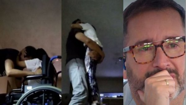 ¡Emocionante!: Padre e hija en silla de ruedas conmueven al bailar con Andrea Bocelli