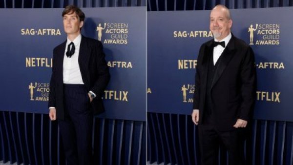 Cillian Murphy lidera carrera del Óscar a mejor actor con Paul Giamatti
