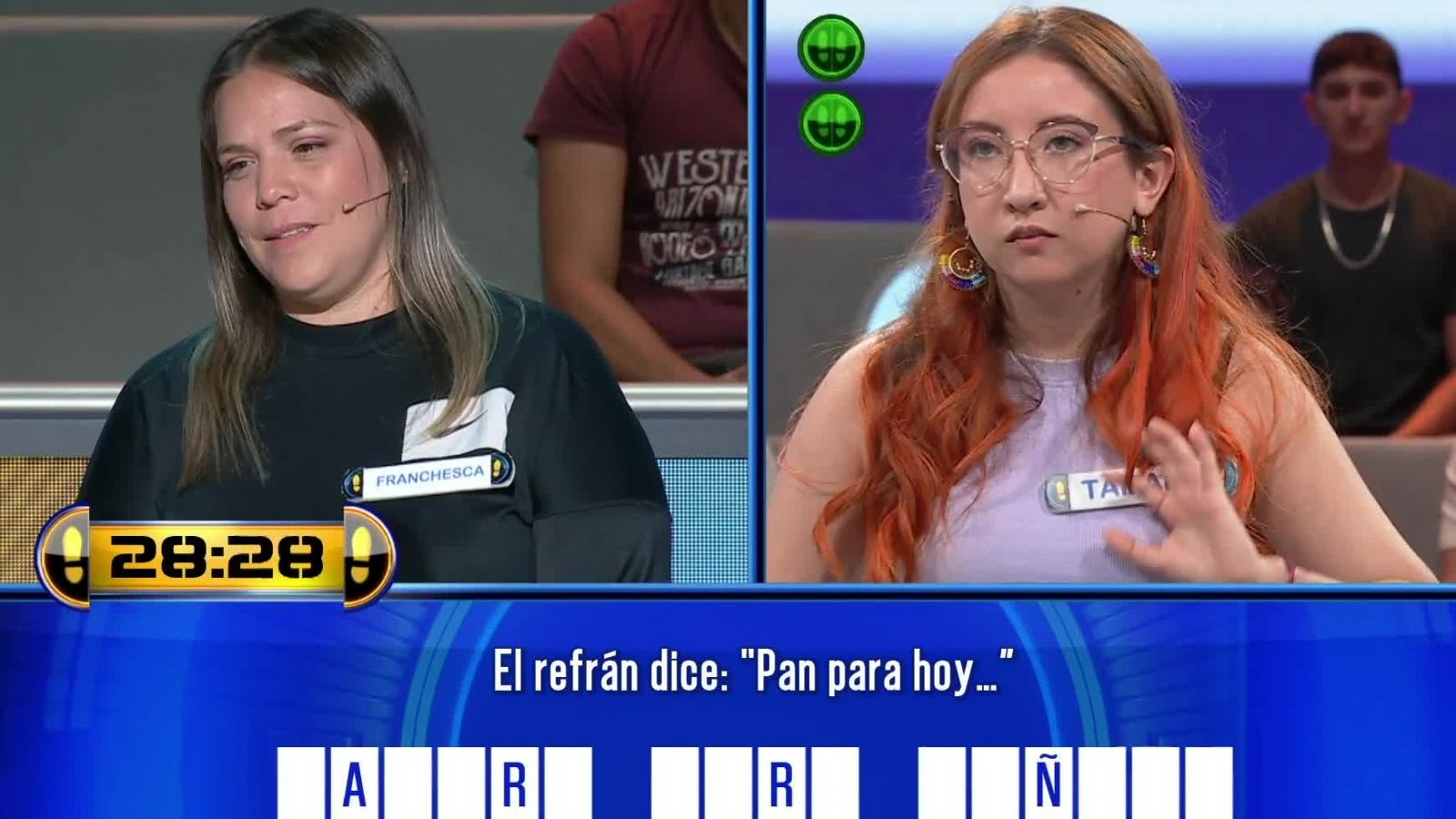 "Pan para hoy...": El refrán que hizo caer a participante
