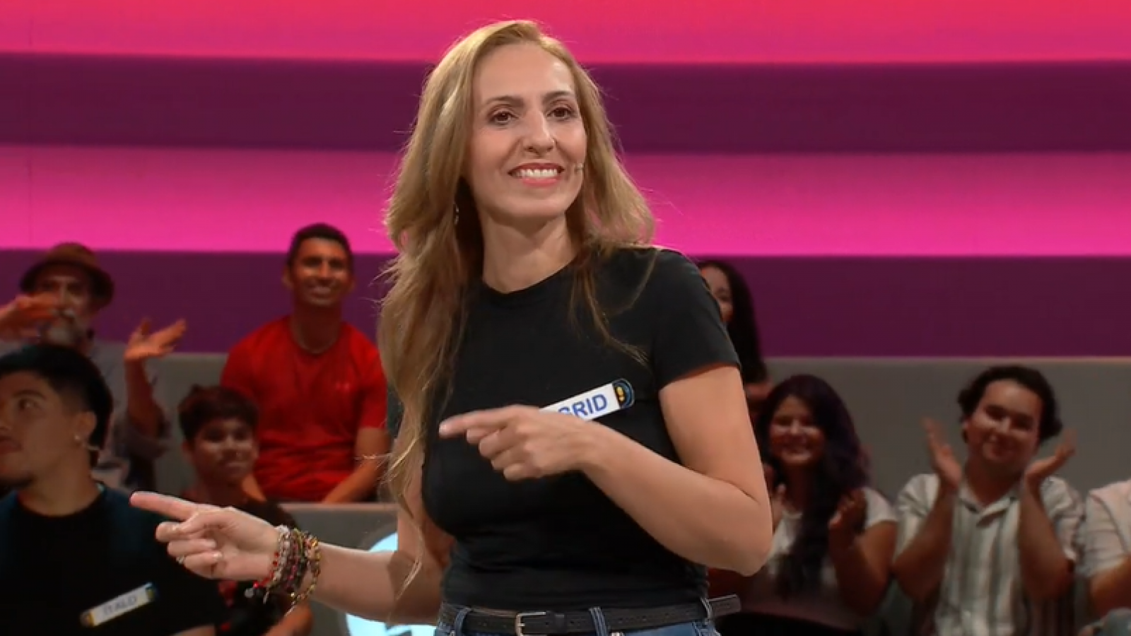 Ingrid Garrido es la líder de este lunes en ¡Ahora Caigo!

