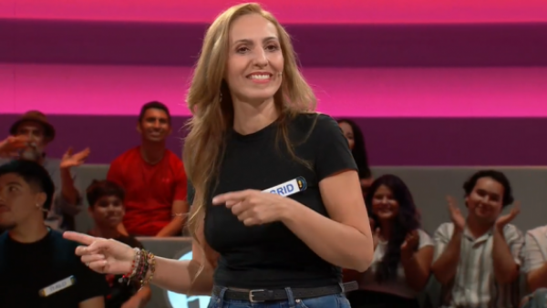 Ingrid Garrido es la líder de este lunes en ¡Ahora Caigo!
