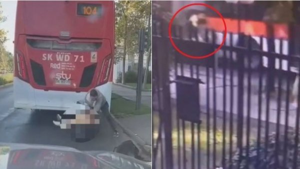 Ciclista es golpeado por conductor de bus que lo arrolló en pleno recorrido
