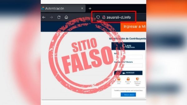 <p>SII alerta suplantación de sitio web en Operación Renta 2024</p>SII alerta suplantación de sitio web en Operación Renta 2024
