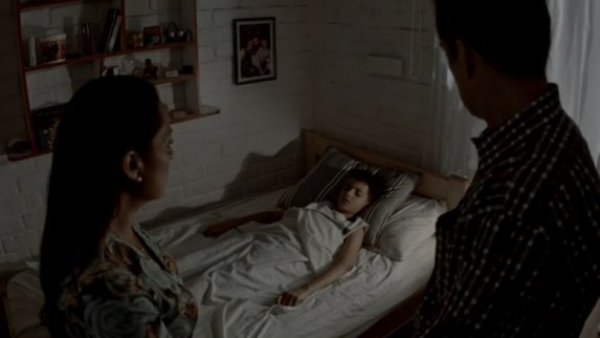 La visita de la abuela a minutos de fallecer
