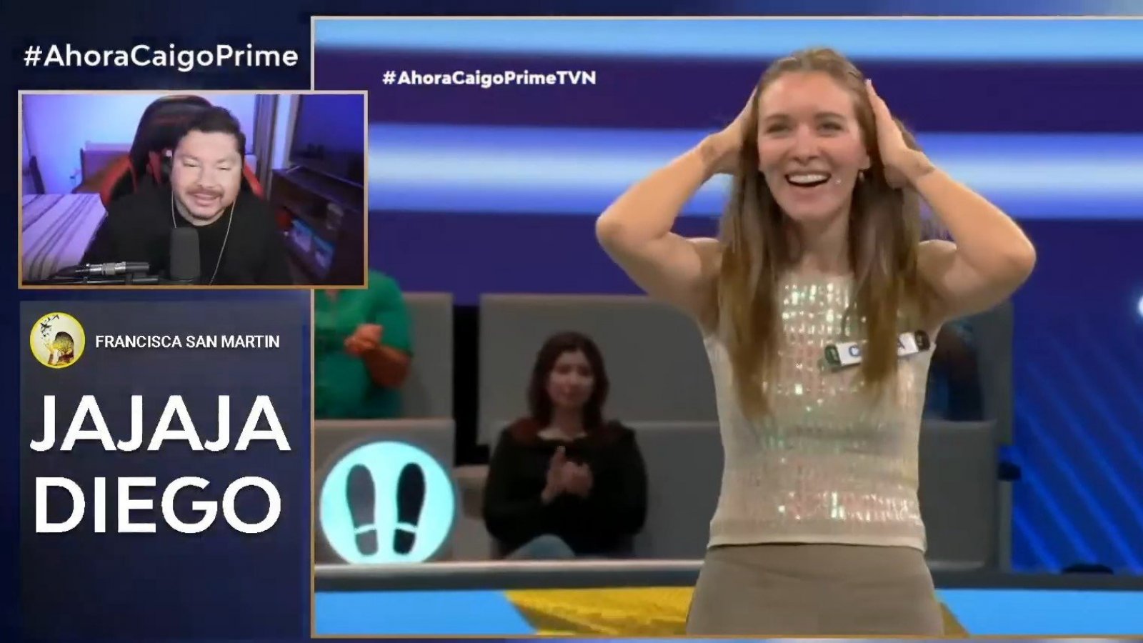 "Una maravillosa jugada": La aplaudida respuesta de Carla Jara en "Ahora Caigo"

