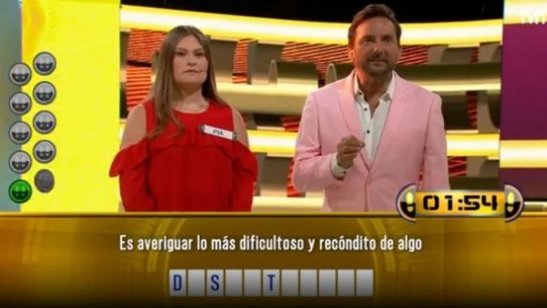 ¡Lamentable! Pía no logró contestar las preguntas y perdió en el juego final

