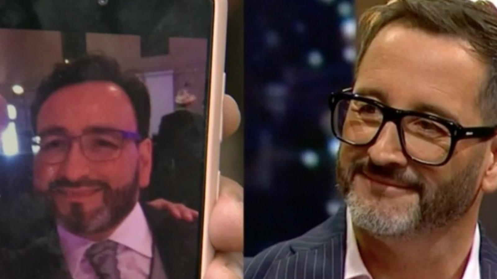 El impactante parecido entre el esposo de entrevistada en el matinal y el animador Eduardo Fuentes
