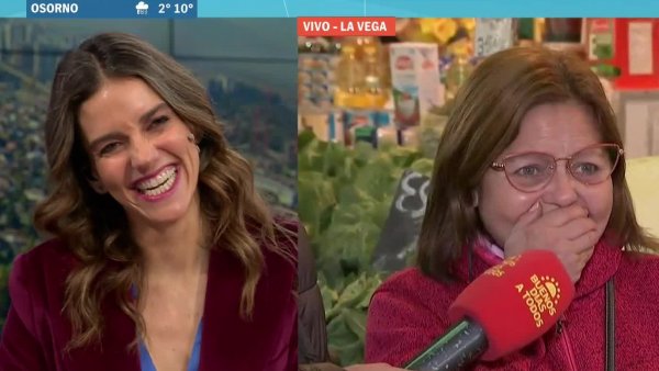Nos emocionamos todos: Entrevistada fue sorprendida en vivo con llamado de hija
