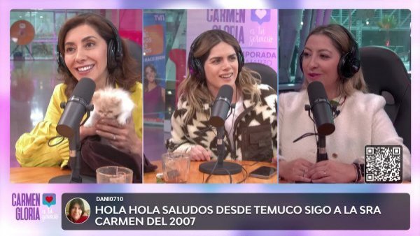 El gatito que se robó el corazón de Carmen Gloria
