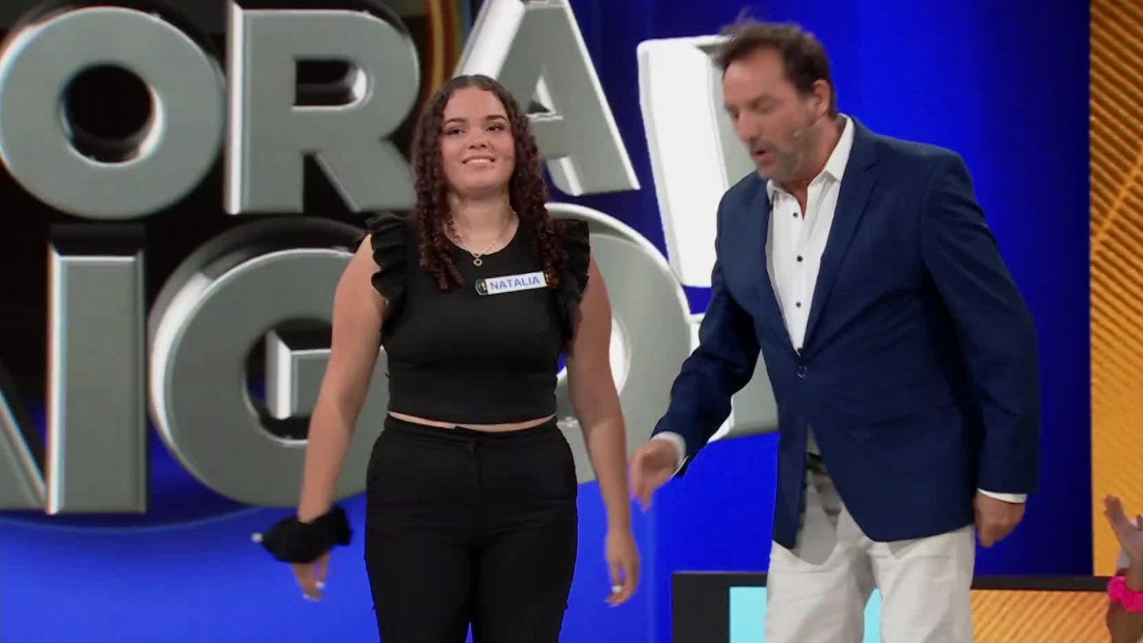 Natalia Rebolledo, la primera líder de este jueves en "Ahora Caigo"
