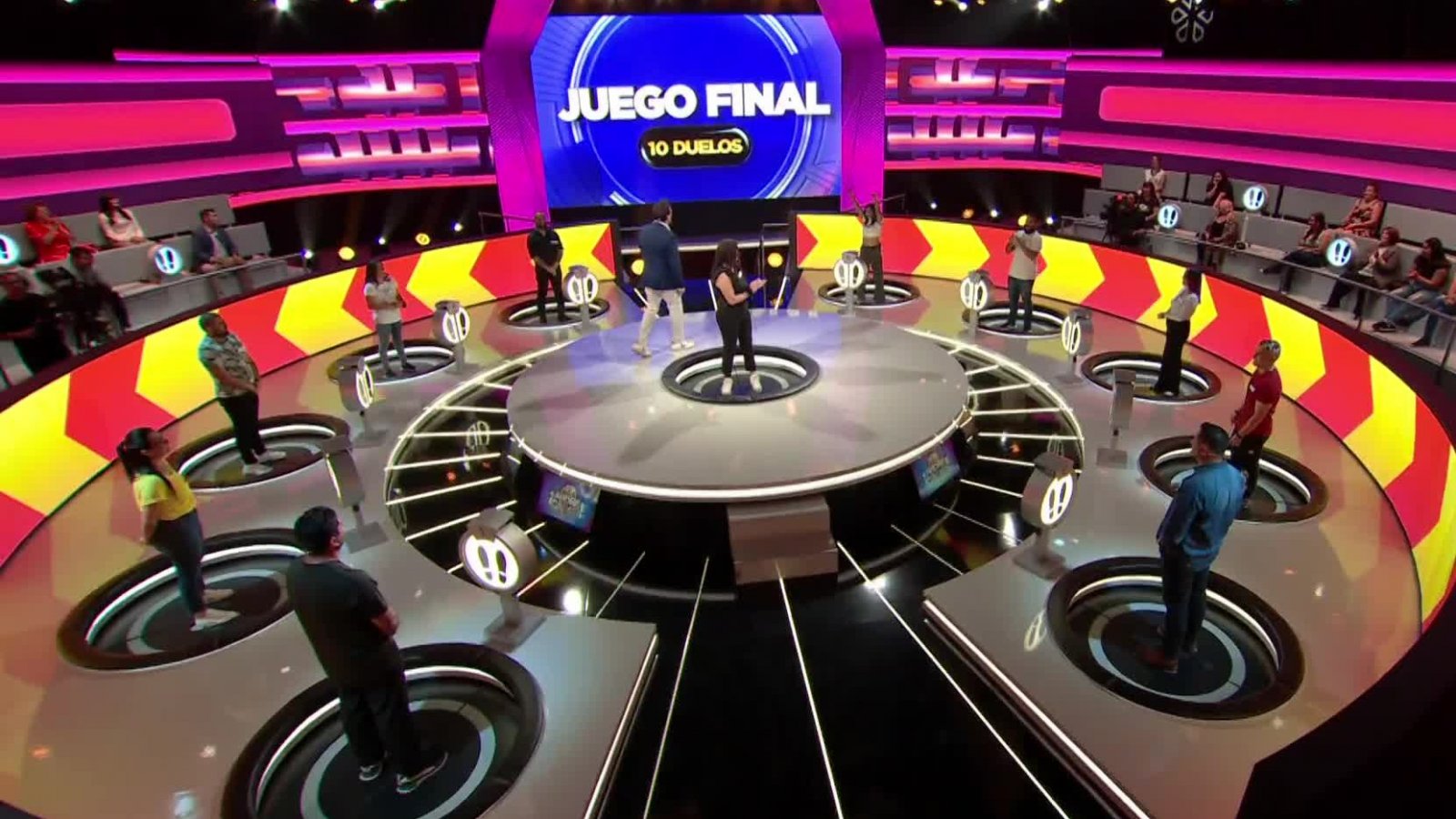 Pololos y rivales en "Ahora Caigo"
