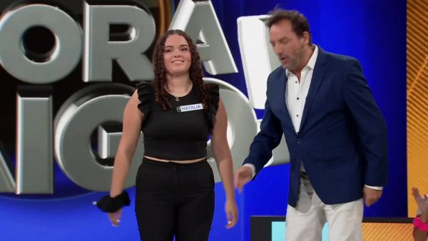 Natalia Rebolledo, la primera líder de este jueves en "Ahora Caigo"
