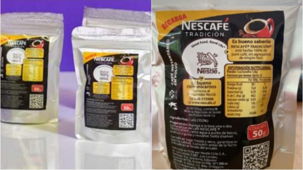 Denuncian venta de Nescafé falso en formato "recarga"
