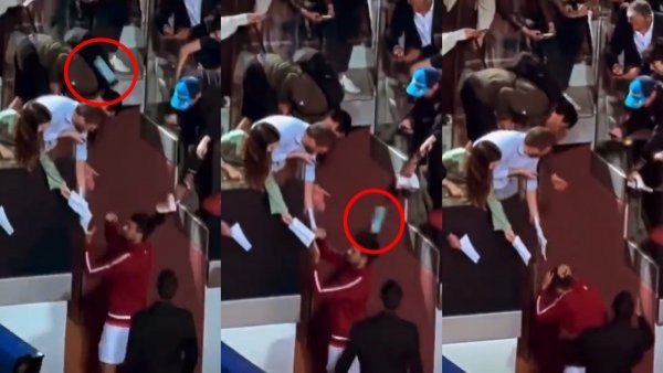 <p>Nuevo video confirma que golpe a Novak Djokovic fue accidental</p>Nuevo video confirma que golpe a Novak Djokovic fue accidental
